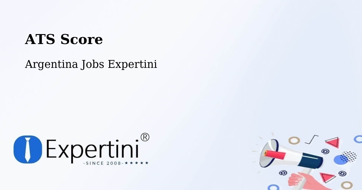 Resume ATS Score & Job Description Match Tool – Río Cuarto - Argentina Jobs Expertini