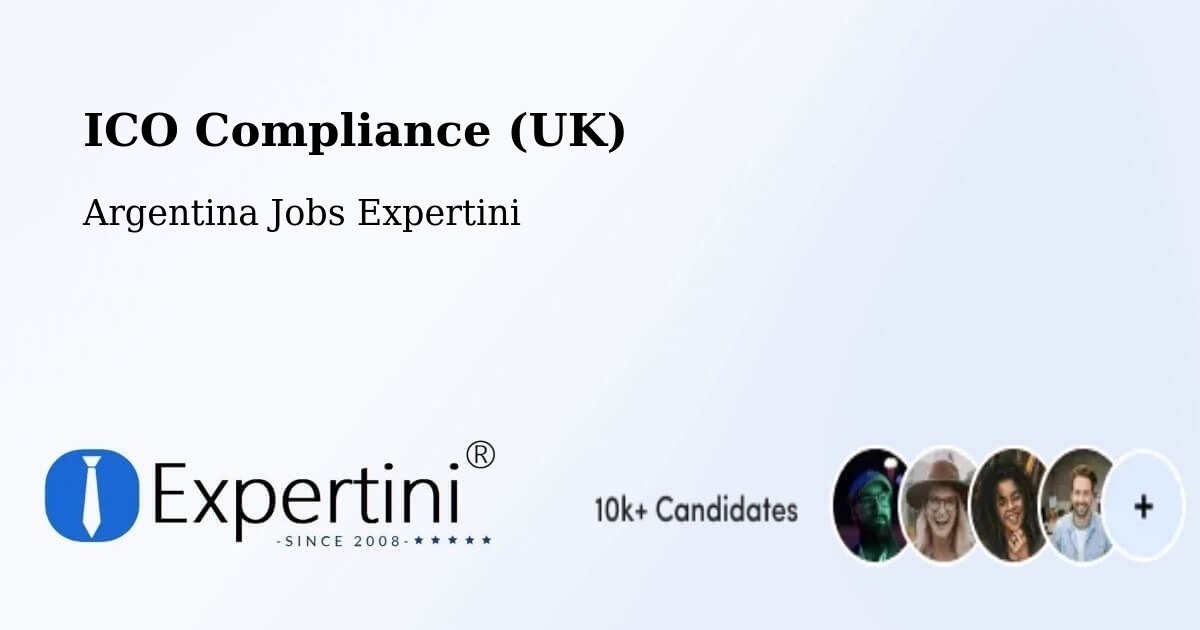 UK Data Protection & ICO Compliance – Río Cuarto - Argentina Jobs Expertini
